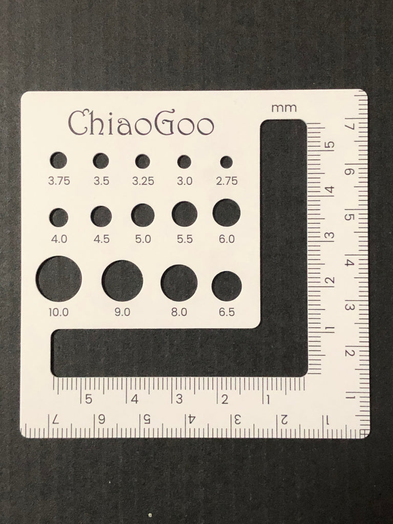 ChiaoGoo - Swatch/Needle Gauge - 3' Square