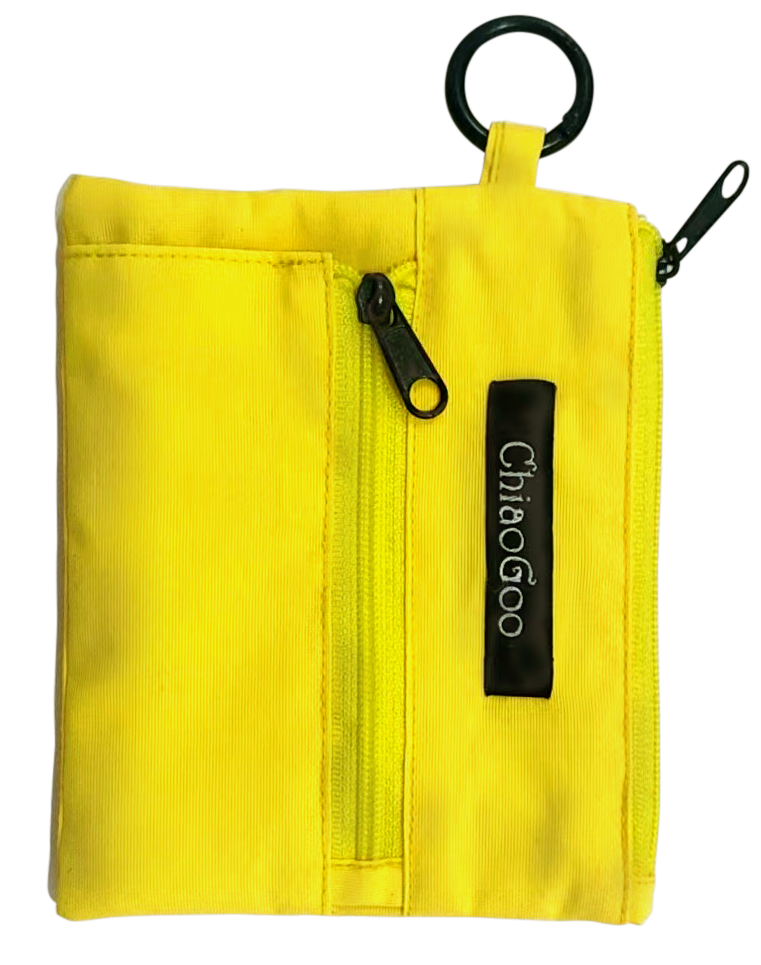 ChiaoGoo - Accessory Pouch - Yellow Nylon – Accessories Unlimited