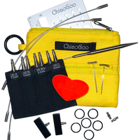 ChiaoGoo - 3" TWIST Shortie Set Large - US 9-11 (5.5mm-8mm)