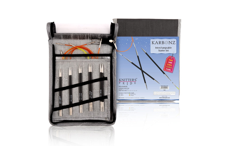 Knitter's Pride - Karbonz - 3.5" Interchangeable Needle Set 16" Special (110605)