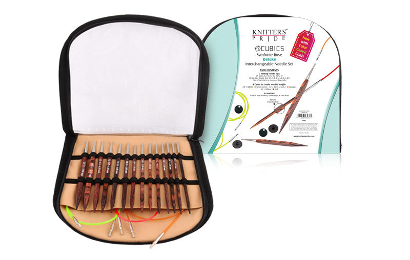 Knitter's Pride - Cubics - 4.5" Interchangeable Needle Set Deluxe (300601)
