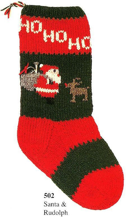 Christmas Stocking Kit Santa & Rudolph