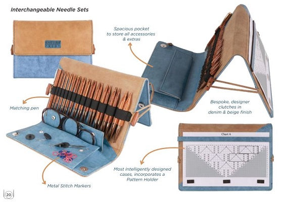 Knitter's Pride - Ginger - 4.5" Interchangeable Needle Set Deluxe
