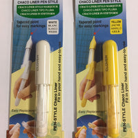 Clover - Pen Style Chaco Liner - (White, Yellow and Blue)  (Discontinued)