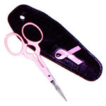 Tamsco - Scissor 3.5" Pink with Leather Sheath (Find-a-Cure)