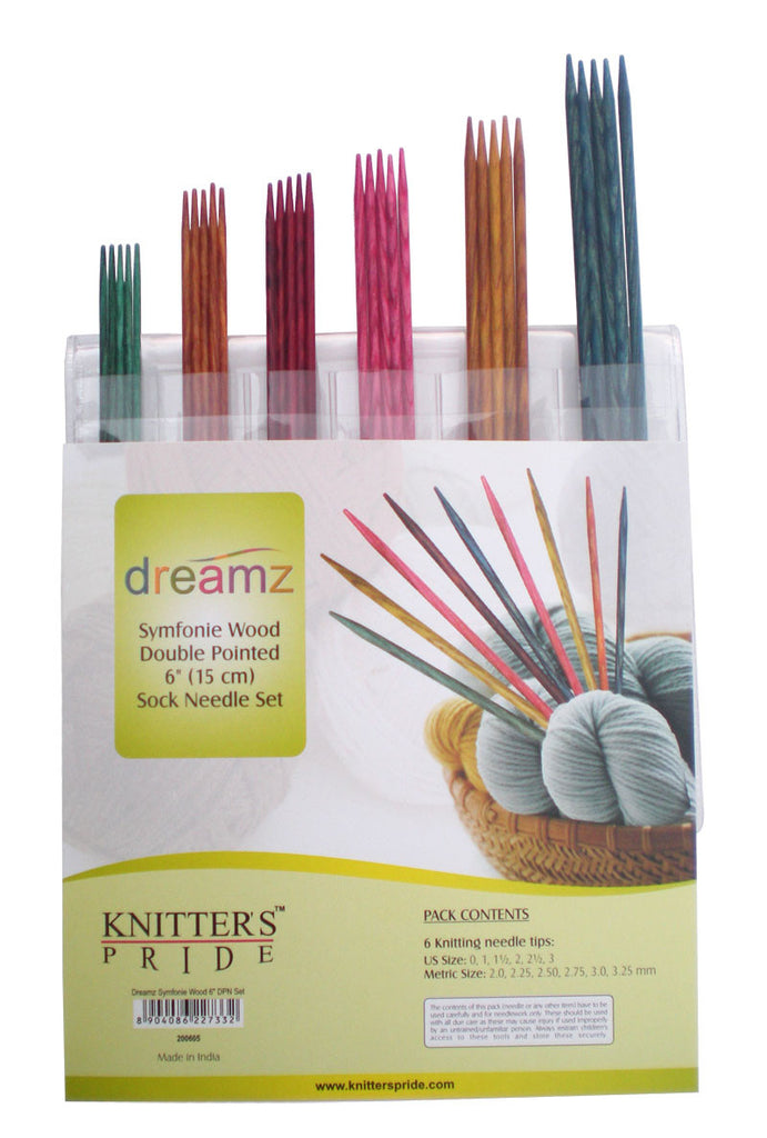 Knitter's Pride - Dreamz - 6 Double Pointed Needle Sock Set – Accessories  Unlimited