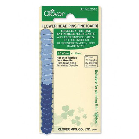 Clover - Flower Head Pins-Fine Card (20 ea.)