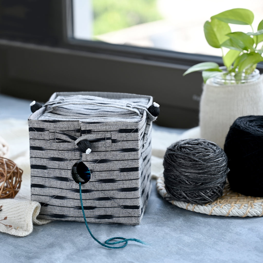 Lantern Moon - Knit Out Box - Ikat Fabric