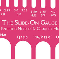 Lacis - Slide-On Knitting/Crochet Gauge