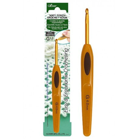 Clover - 5.375 Soft Touch Crochet Hook — Accessories Unlimited
